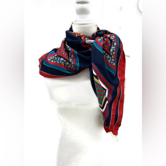 Italian Multicolor Scarf NWOT - Picture 2 of 4